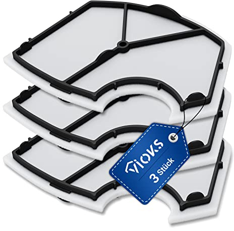 VIOKS Set 3 Stk Motorschutzfilter Ersatz für Vorwerk Kobold Filter für Staubsauger VK140 VK150 Ersatzteile Vorwerk Staubsauger Zubehör Motorfilter