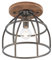 Lindby Deckenlampe Rutger (Retro, Vintage Antik) aus Holz (1 flammig E27) - Deckenleuchte Lampe Wohnzimmerleuchte