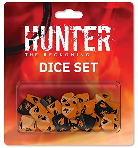 Renegade Game Studios Hunter The Reckoning 5th Ed RPG Dice Set