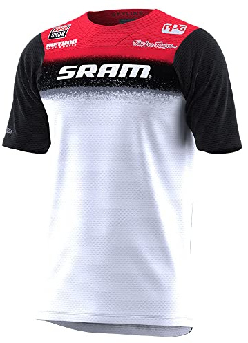 Troy Lee Designs MTB Skyline SRAM Trikot mit kurzen Ärmeln, ultraleicht,
