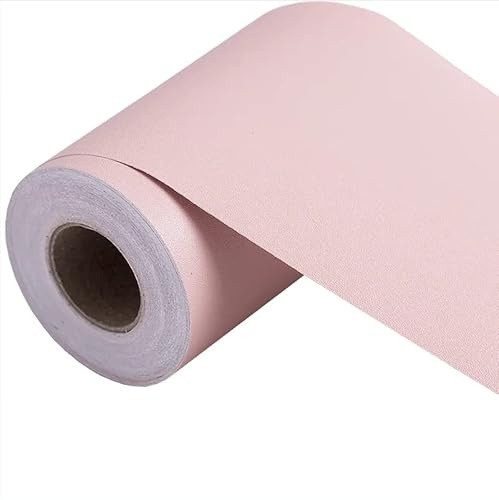 VisitRyl TapetenbordüRe Selbstklebend Vinyl Sockelleiste Dekorative BordüRe Selbstklebende Home BordüRe KüChe TapetenbordüRe Selbstklebend FüR Badezimmer Wohnzimmer Leichtes Pulver 20cm X 500cm