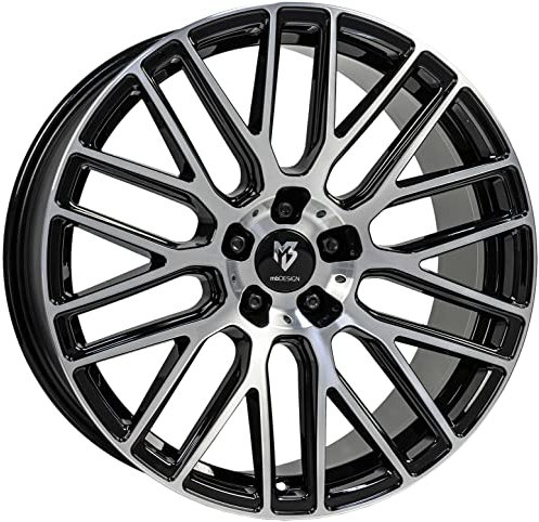 MB Design Felge KV4 9.0Jx20 ET40 5x120 Glanzschwarz poliert kompatibel mit Land Rover Sport Range Rover