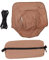 MISNODE Outdoor-Campingstuhl Moon Chair, Tragbarer Klappbarer Moon Chair für Den Außenbereich, Leichter Freizeit-Camping-Kinderstuhl, für Rasen, Terrasse, Angeln, Grillen, Picknick,(Sandfarbe)