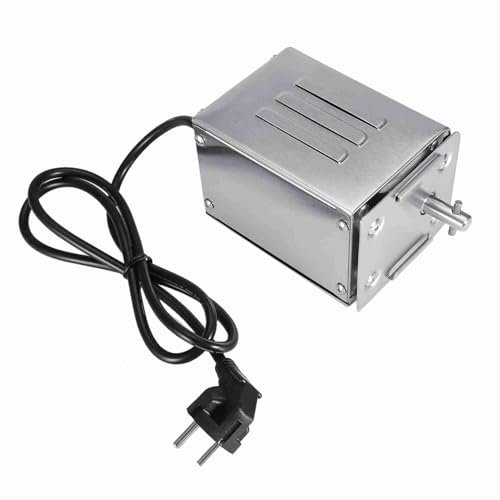 Okuyonic Moteur Tourne Broche, Grill Moteur de Rôtissoire électrique 220V Moteur de Rôtisserie pour Barbecue, Poulet