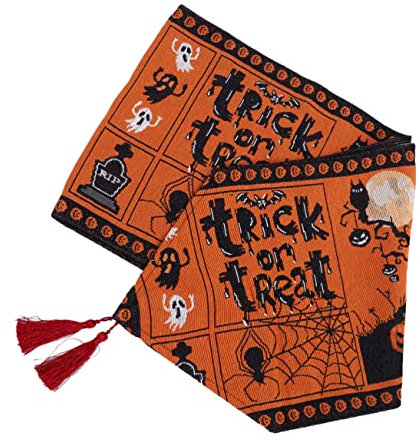 UPKOCH Copritavolo Per Bambini Di Halloween 33x180 Cm Con Bandiera A Tema Ragno E Non Facile Da Pulire Per Feste