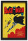 DC Comics Batman Comic Bucheinband, gerahmte Holz-Wanddekoration, Retro-Batman-Wandkunst für Männerhöhle oder Filmzimmer
