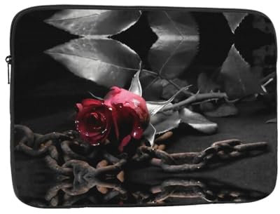 Gothic Black Roses Laptop Case - Slim Laptop Bag For 10-17 Inch Devices, Ultra-Protective Laptop Sleeve Shoulder Bag