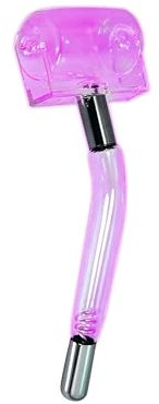 Electrode Wand Glass Tube Handheld Spare Parts High Frequency Wand for Ance Blackhead Remove Spare Glass Attachment for High Frequency Facial Device Elitzia ETHG01P(Violet Roller)