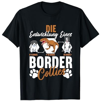 Die Entwicklung Eines Border Collies T-Shirt