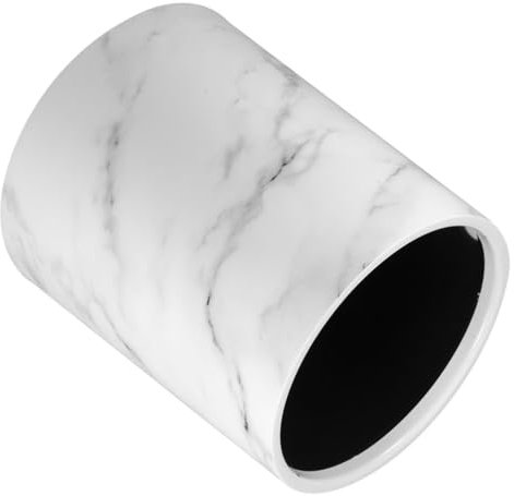 Alipis Marbling Trash Can Marble Bathroom Bin Large Waste Bin Marble Texture Bedroom Trash Can