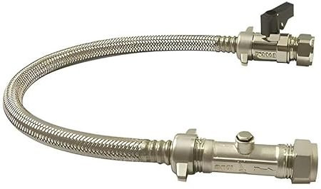 Pack of 2 - Combination Boiler Straight Filling Loop (Known as Filling Loop/Filling Loop Valve/Central Heating Filling Loop/Filling Loop kit/Combi Filling Loop)
