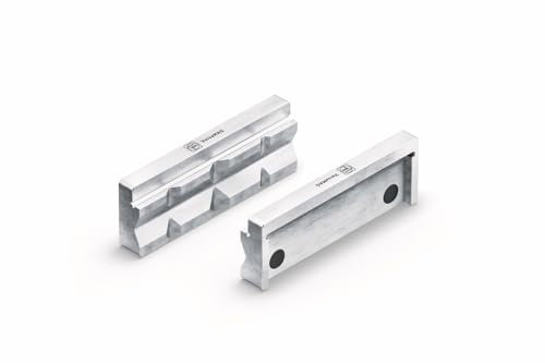 FEIN Schutzbackenpaar (P) Prisma 110 mm Aluminium (FEIN VersaMAG), Höchste Qualität, Kein Verkratzen des Materials, sicherer Halt