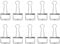 Silver 19mm/0.75in, 10Pcs Metal Foldback Clips, Paper Clamps Binder, Hollow Skeleton Clips for Planner, Journal, Notebook, Office, Stationery Clips, Paper Binder Clip