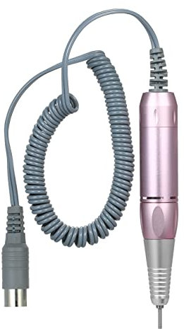 Nail Drill Handpiece, 30,000RPM Electric Nail Drill Pen Handle Nail Drill Replacement Handpiece with Low Noise for Pedicure and Manicure Nail Drill (Pink)