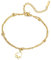 TEAMER Bracelet contre le cancer du sein Pendentif ruban rose Symbole de sensibilisation Ruban contre le cancer Bijoux inspirants pour femmes (Or)