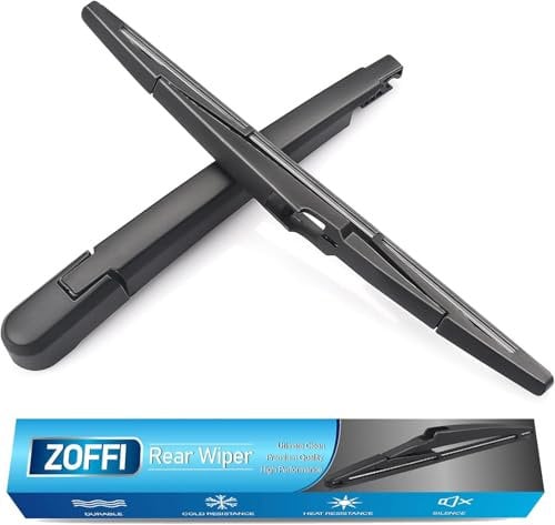 Rear Wiper Arm Blade, Replacement for Vauxhall Astra J 2009-2015 - ZOFFI Back Windscreen Wiper Assembly Replacement - All Season Natural Rubber Cleaning Window