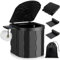TEBOKHAD Toilette Portable Camping, Toilette Camping Pour Hommes Et Femmes, Avec Couverture & 2 Rouleaux De Sacs Poubelles, Toilettes Pliable Avec Support & Sac De Rangement Pour Sorties, Pique-Niques