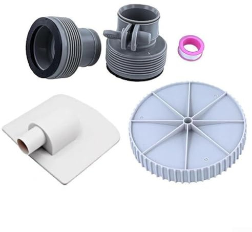 Kit de conversion de pompe Skim pour systèmes de filtration au sable de piscine hors sol SFX1000 et SFX1500 - Kit de rechange en plastique de 5 pièces avec adaptateurs de tuyau