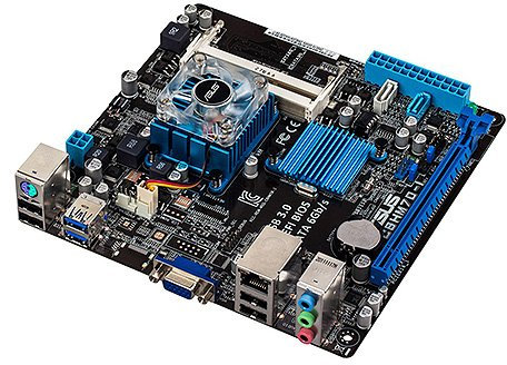 Asus C8HM70-I Carte mère Intel Celeron 847, Intel HM70, DDR3, S-ATA 600, Mini ITX, 2 x USB 3.0, Windows 8