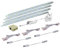 Long Life Lamp Company 4 x 30cm Plug in LED Under Kitchen Cupboard Cabinet Strip Lights Day Light Cool White