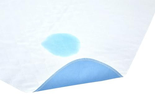 2er Pack Inkontinenzauflage Inkontinenzunterlage 75x90 cm Nässeschutz Kranken Matratzenauflage Waschbar 100% wasserdichte Kranken Matratzenauflage Inkontinenz Bettunterlage