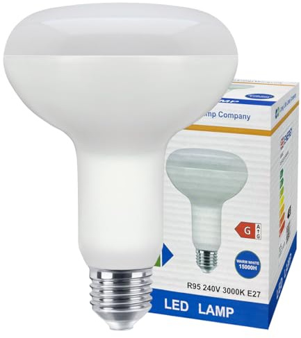 Long Life Lamp Company R95 LED 15w E27 Replacment for Reflector R95 Light Bulb 1200 Lumens 75w Equivalent Light Output