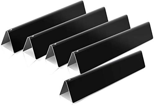 MONIBAQ Flavorizer Bars für Weber Spirit E310 310 Grillteile, porzellanemaillierte Aroma-Riegel, Ersatz für Weber Spirit 300 Serie Grill mit UP-Front-Steuerung, 38,9 cm, 5 Stück