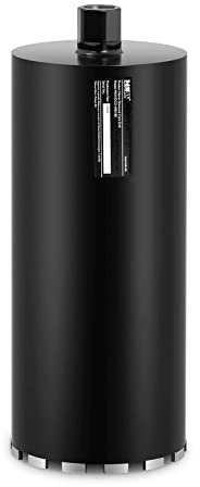 MSW Broca De Corona De Diamante Para Taladro MSW-DCD-400/180 (Diámetro de 180 mm, Longitud de 450 mm, Para perforación en seco y húmedo)