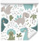 Wallepic Tapete 10m Vlies Tapete Kinderzimmer Tiere Wildtiere Vliestapete 1000x53cm Wand Tapete Wohnzimmer Kinderzimmer Moderne Wanddeko Wand Dekoration