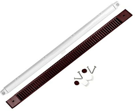 409mm EA3800 White Inside Brown Outside MJ4000 Trickle Slot Vent for uPVC, Timber, Vinyl and Aluminium Window Prevents Condensation, Damp & Mould by Air Ventilation Adjustable Flap