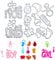 Stanzschablone Baby Set mit Schriftzüge It's a Girl Boy Stanzen Prägen für Stanzmaschine,Stanzformen Schneiden Prägeschablonen Prägung Schablone Stanzschablonen für Scrapbooking Foto Album Karten Deko