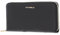 Coccinelle Metallic Soft Zip Around Wallet Noir