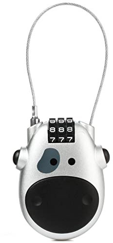 NBYT Luggage Locks Wire Combination Lock Cable Retractable for Multiple Travel Cases, Cycling Helmets Adjustable Cable Lock with Scratch-Resistant Ideal for Strollers, Playground Sports Bags