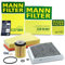 MANN-FILTER Inspektionspaket Filterset 1x Ölfilter, 1x Luftfilter, 1x Innenraumfilter (Aktivkohlefilter) Kompatibel mit MERCEDES A-Klasse (W176), B-Klasse (W246, W242), CLA Coupe (C117)
