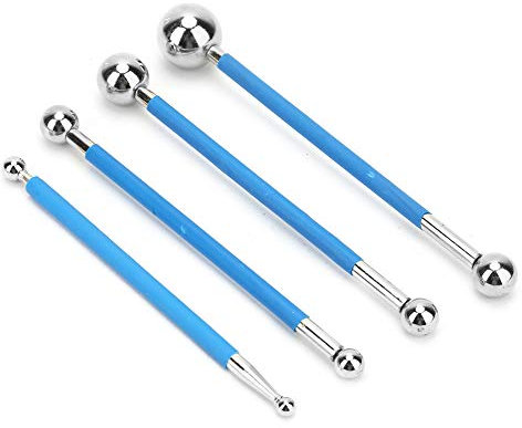 Cstructi Type Mortar Jointer 4Pcs Double Steel Pressed Ball Ceramic Floor Grout Glue Scra Construction Tools JTLB