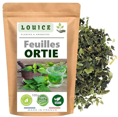 Feuilles d'Ortie Séchées 100g pout Tisane ou Infusion – Trésor Naturel pour Votre Bien-être