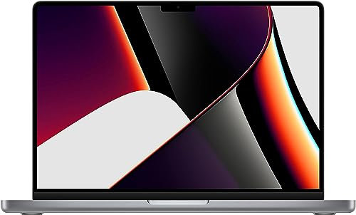 2021 Apple MacBook Pro with Apple M1 Pro Chip (16-inch, 16GB RAM, 1TB SSD Storage) (AZERTY French) Space Gray (Renewed)