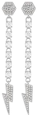 Philipp Plein Damen-Ohrstecker Edelstahl, recycelt 154 Zirkonia One Size 88994418