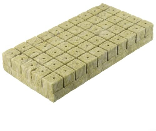 Oniissy 50/100 pezzi Starter per coltura idroponica, Grow Starter Cubes Grow Media Clonazione, 25 x 25 x 40 mm (50 pezzi)