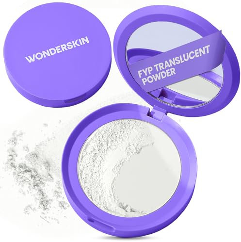 Wonderskin FYP Filterpuder – Transparentes Puder-Fixierpuder-Make-up, verwischendes, mattierendes und porenloses Finishing-Puder