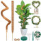 YeahBoom 2 Pièces Tuteur Plante,120cm Monstera Tuteur,Tuteur Plante Grimpante,Plante Tuteur Coco Support pour Plante Grimpante,Pliable Poteau de Croissance de Plantes Grimpantes,Tuteur Plante Pliable
