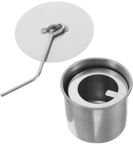 KICHOUSE Brasero De Mesa Con Protector De Vidrio Chimenea De Exterior Para Barbacoa Revestimiento Duradero
