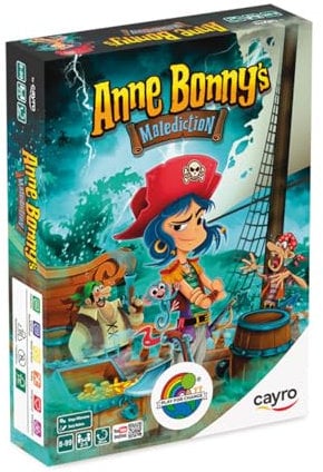 Cayro - Anne Bonnie's Malediction - Juego de Mesa - Aventura Pirata - Juegos de Estrategia - 2 a 5 Jugadores - Diversión en Familia