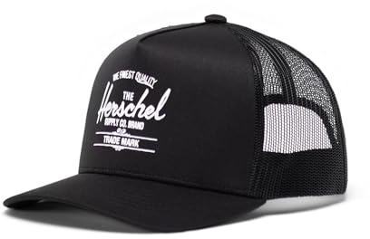 Herschel Whaler Netz-Cap, Schwarz
