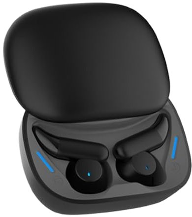 Somnioz Wireless Sleep Earbuds, Somnioz Sleep Headphones, Noise Cancelling Bluetooth Sleeping Earbuds for Side Sleepers, Thin and Comfortable Noise Sleeping Headphone (Black)