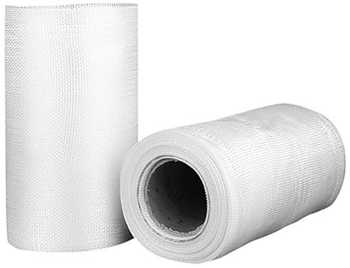 UIHECTA Treillis en Fibre De Verre, Rouleau De MatéRiau en Fibre De Verre, Treillis pour Enduit, RéSistance Et Stabilité Accrues, pour RéParation Fissures Murales,W:20cm,L: 110m