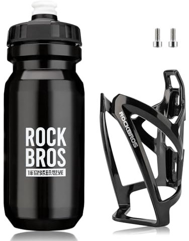 ROCKBROS Water Bottle Holder Bike Bottle Cage Bicycle Jug Cage with Mounting Parts 35g Lightweight PC for Mountain Road Bikes with Cycling Vessel