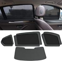 HHCVN Auto Seitenfenster Sonnenschutz Für VW Touran II 2019-2024, Magnetische Sonnenblenden Block UV Strahlenschutz Auto ZubehöR,F/7pcs-wholecar