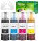 FANSHENG Ink Compatible with ink refill bottles for ET-1810 ET-2861 ET-2860 ET-4800 ET-2810 ET-2811 ET-2812 ET-2814 ET-2815 ET-2830 ET-2711 ET-2726 ET-4700 (4 Pack BK/C/M/Y)