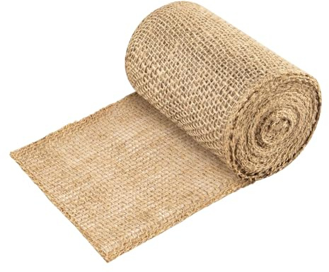 Sackleinen-Baumwickel, natürlicher Jute-Stammschutz, Frostschutz, atmungsaktiver Stoffschutz, wetterfester Baumschutzstoff, Gartenfolie für Sträucher, Pflanzen, Bauernhof, Hof, Terrasse und